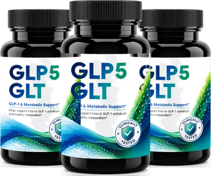 Pack GLP5 GLT Capsules, stock pour 90 jours, trois flacons